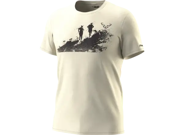 Dynafit Graphic Cotton pánské triko krátký rukáv Overcast/Runners