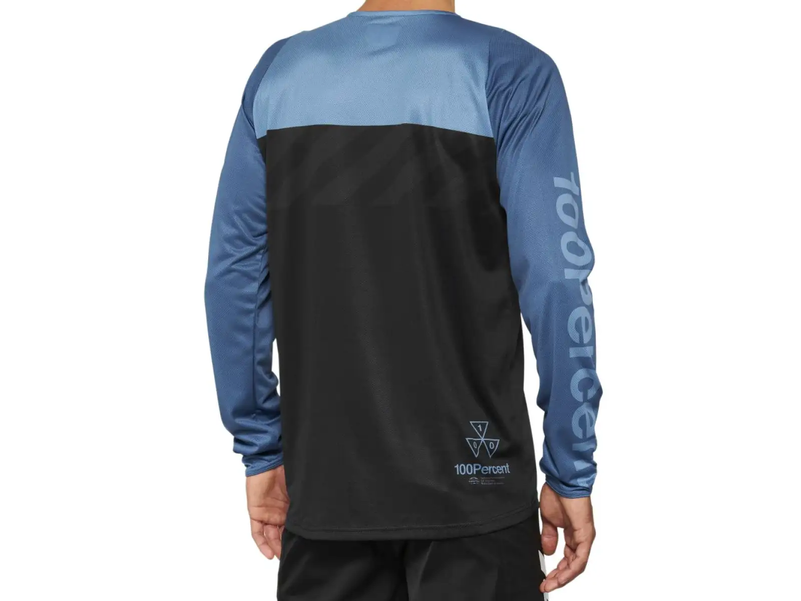 100% R-CORE pánský dres dlouhý rukáv Black/Slate Blue