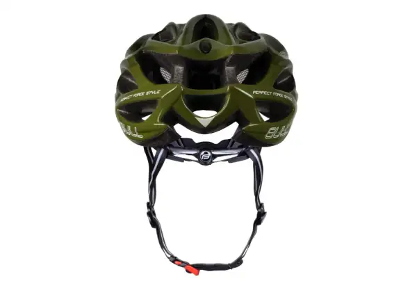 Force Bull Hue cyklistická přilba černá/army zelená