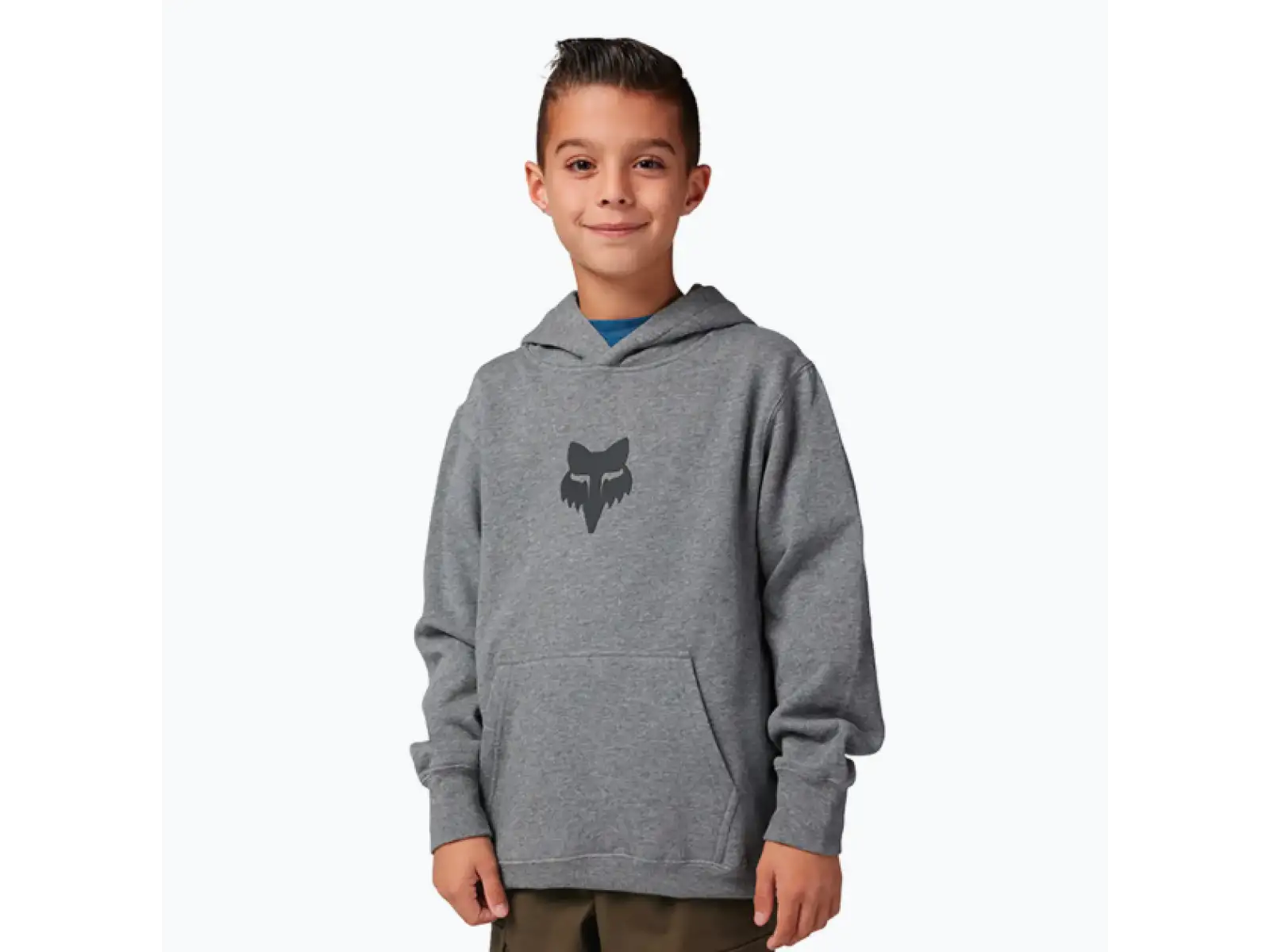 Fox Yth Legacy Fleece Po dětská mikina Heather Graphite Grey