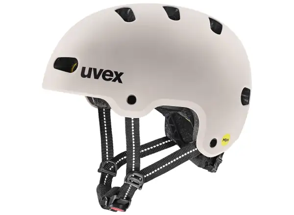 Uvex Kid 4 Style Mips dětská přilba Warm Grey Matt