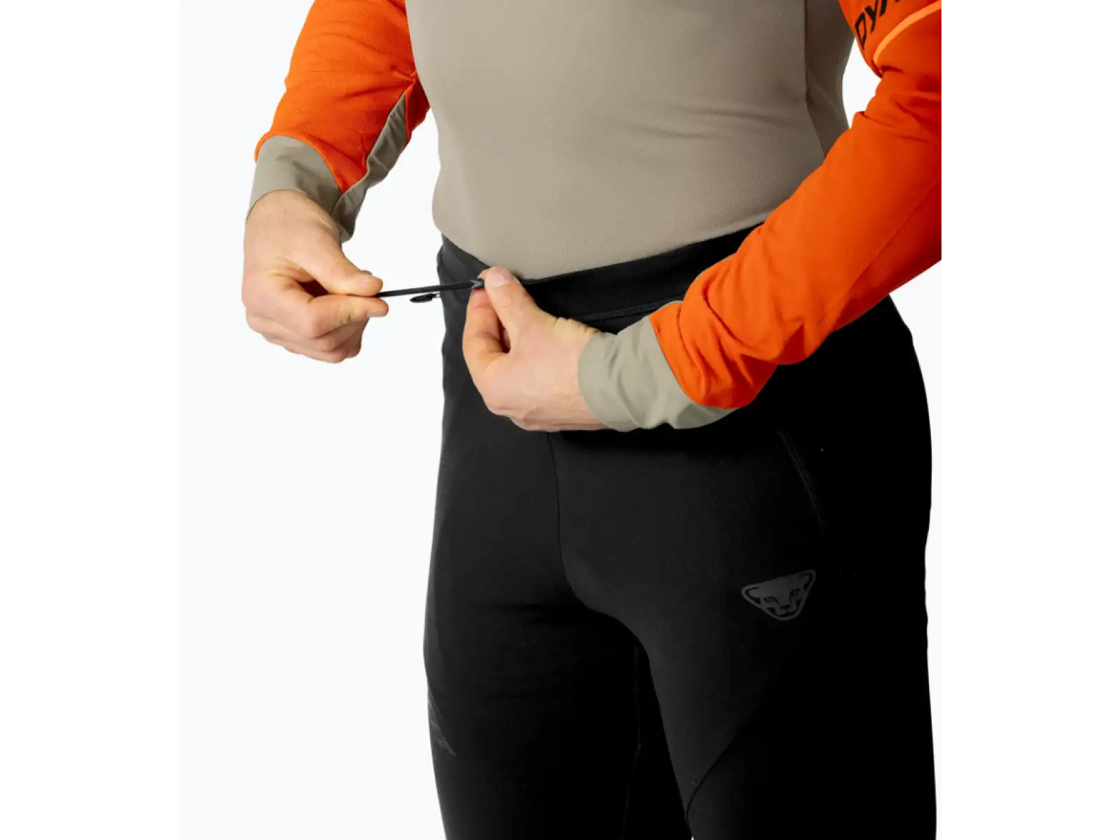 Dynafit Alpine Softshell Hybrid pánské běžecké kalhoty Black Out