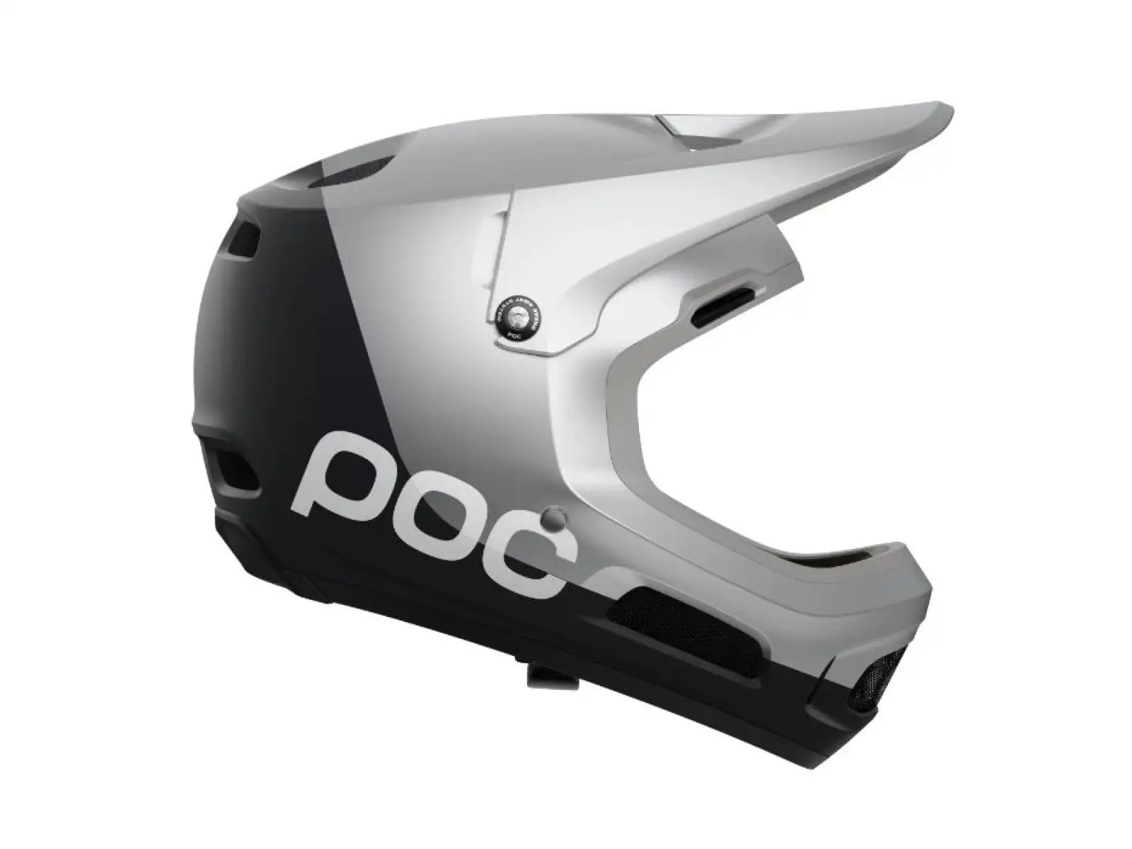 POC Coron Air MIPS přilba Argentite Silver/Uranium Black Matt