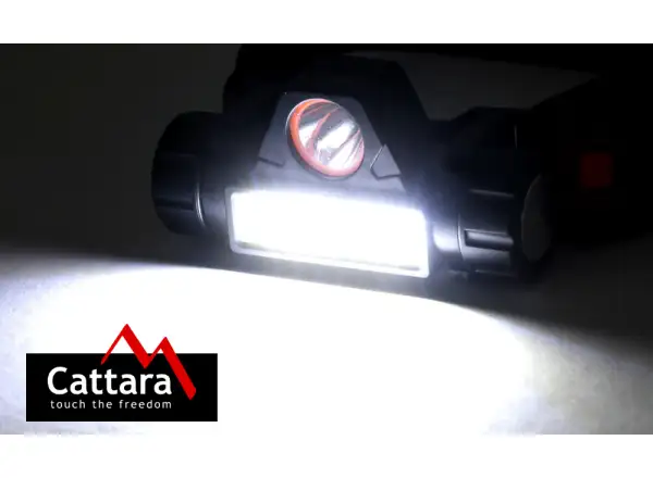 Cattara čelovka 120 lm nabíjecí