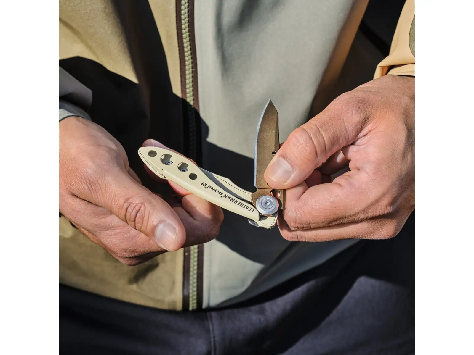 Leatherman Skeletool KB nůž OD Green