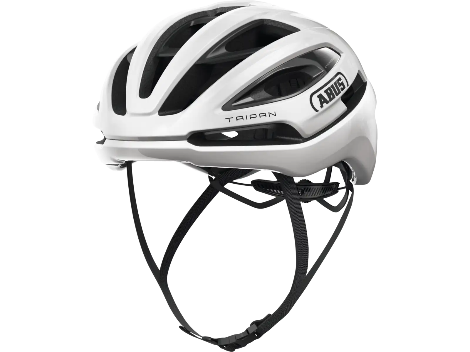 Abus Taipan LED gravel přilba Shiny White