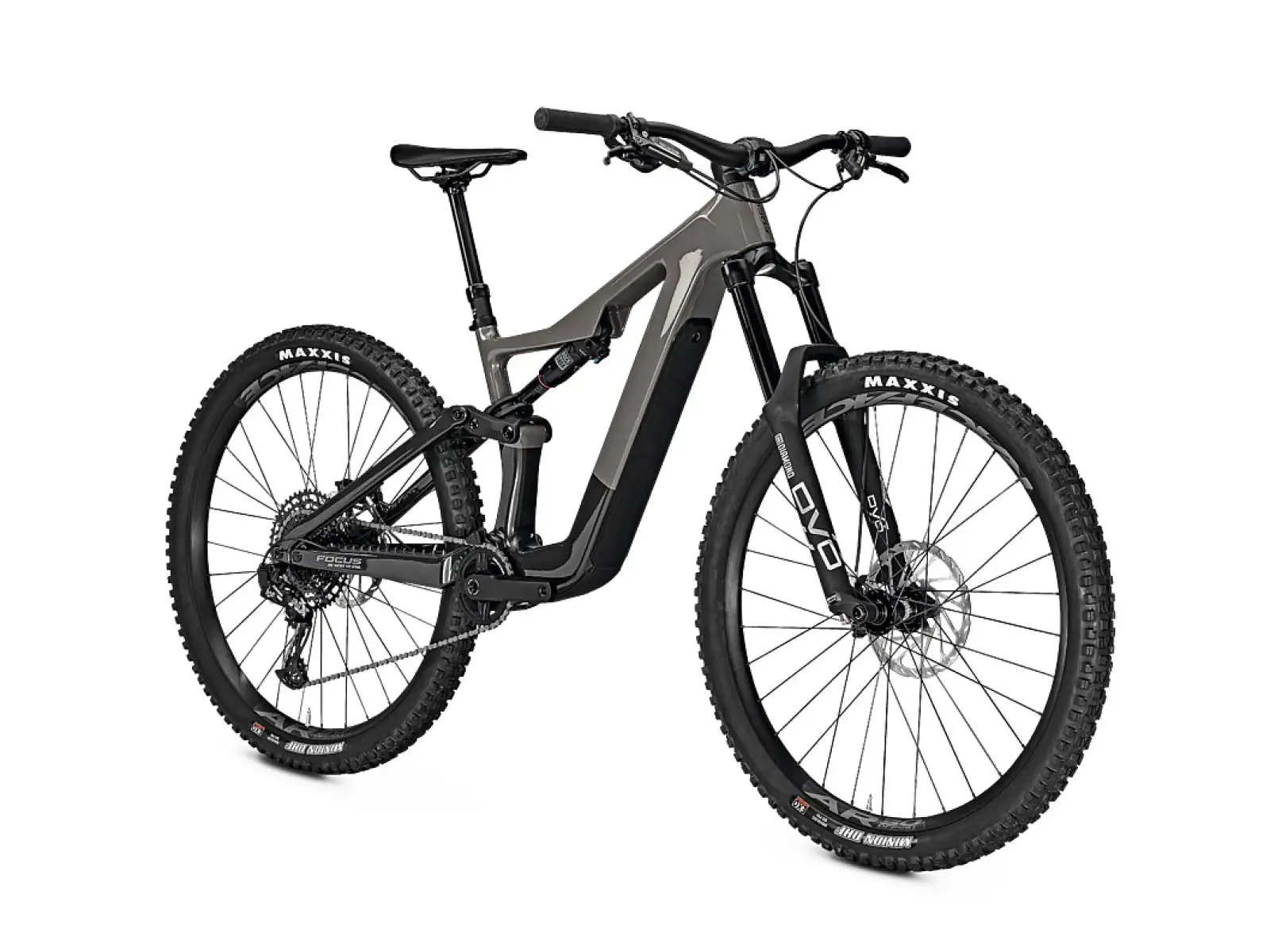 Focus Jam2 SL 8.7 DI 430Wh horské elektrokolo Moonstonegrey Glossy / Carbon Raw Glossy