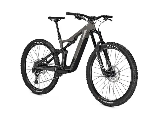Focus Jam2 SL 8.7 DI 430Wh horské elektrokolo Moonstonegrey Glossy / Carbon Raw Glossy