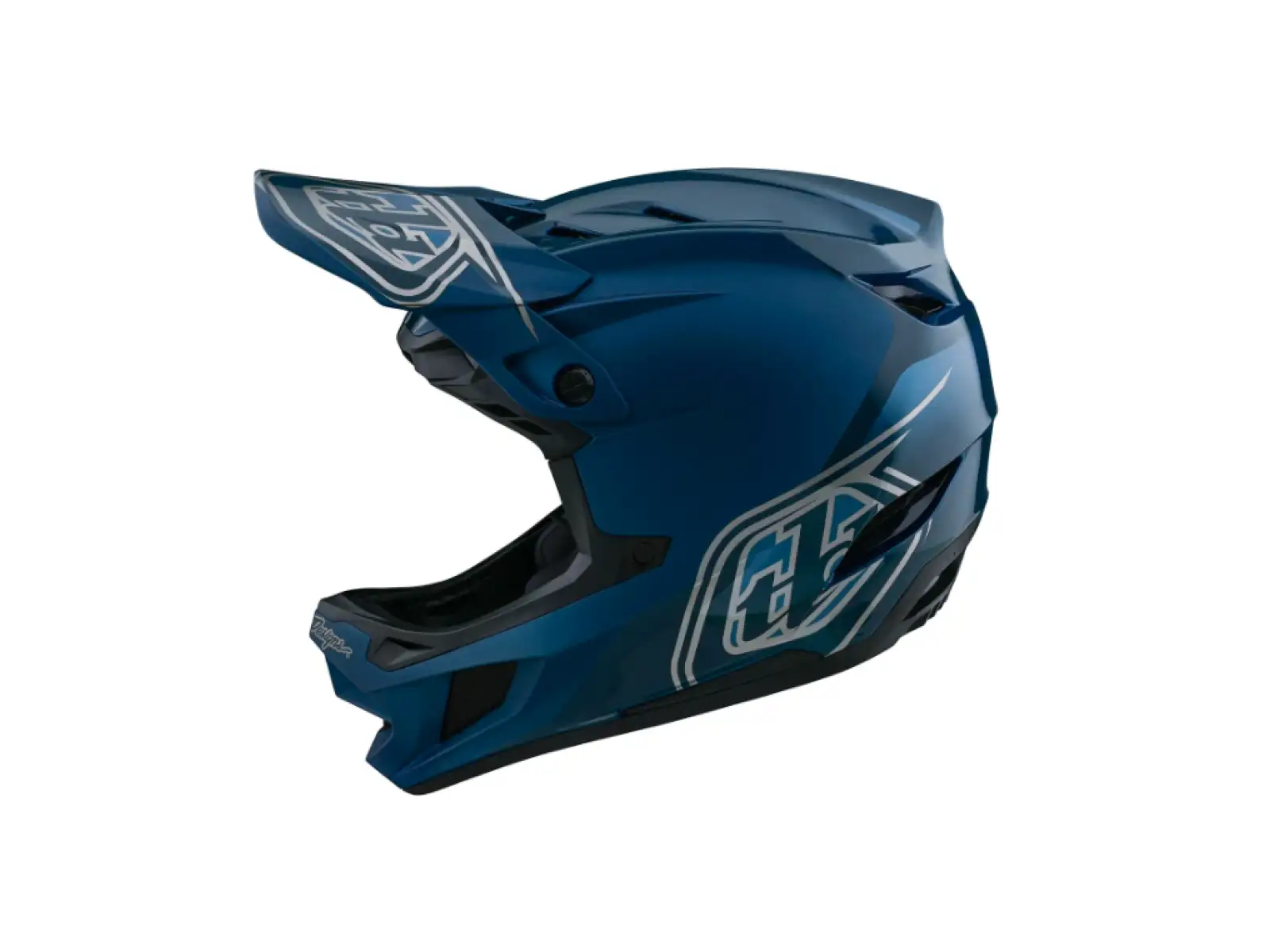 Troy Lee Designs D4 Polyacralite Mips přilba Shadow Blue