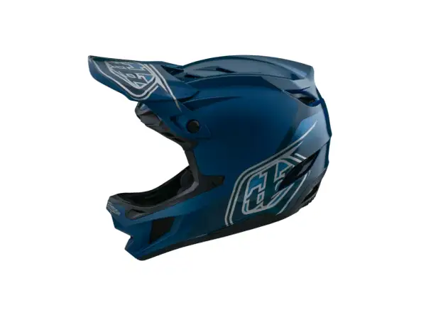 Troy Lee Designs D4 Polyacralite Mips přilba Shadow Blue
