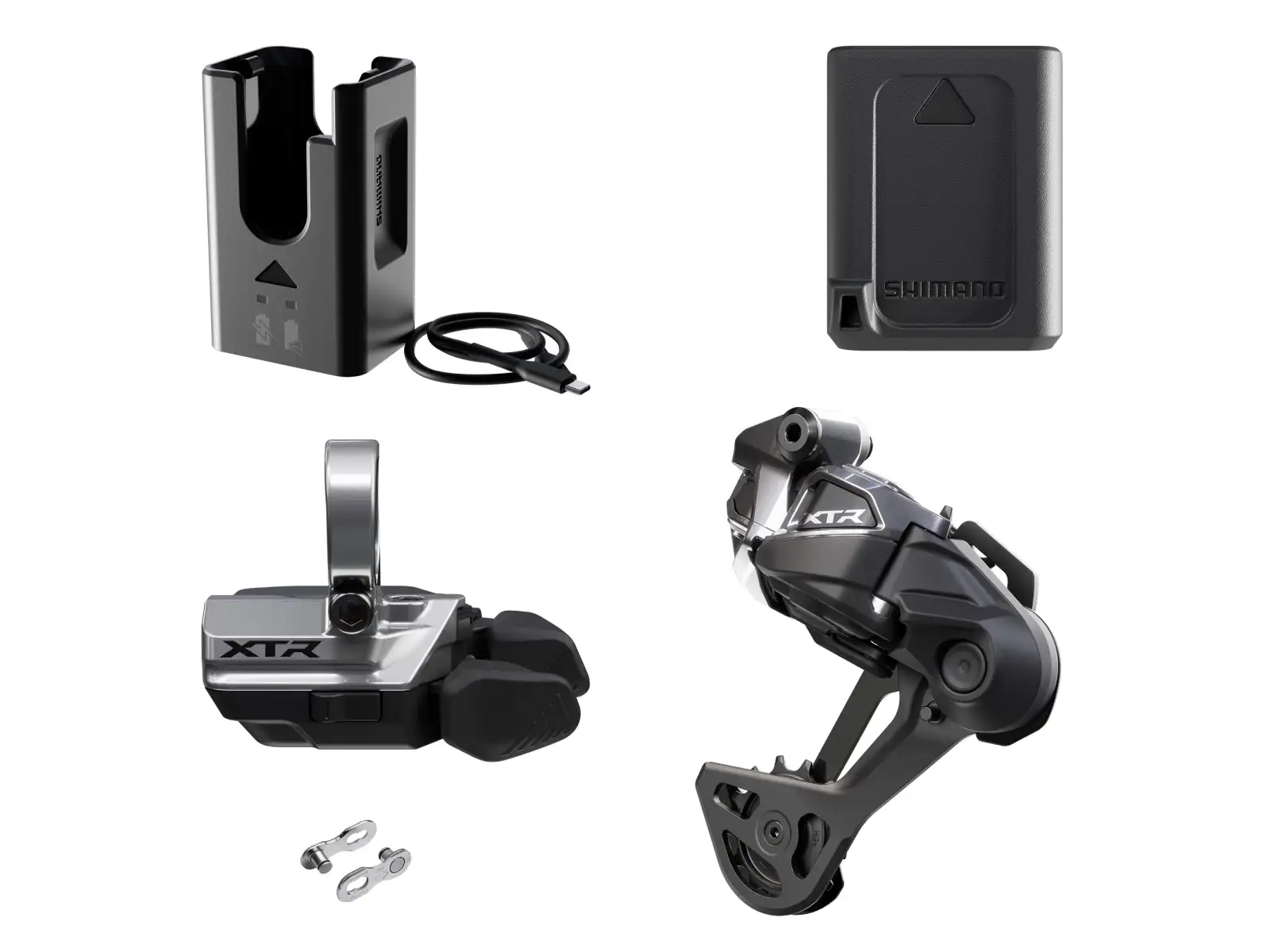 Shimano XTR RD-M9250-SGS, SW-M9250-R, BT-DN320, EC-DN100, SM-CN910-12 Upgrade set