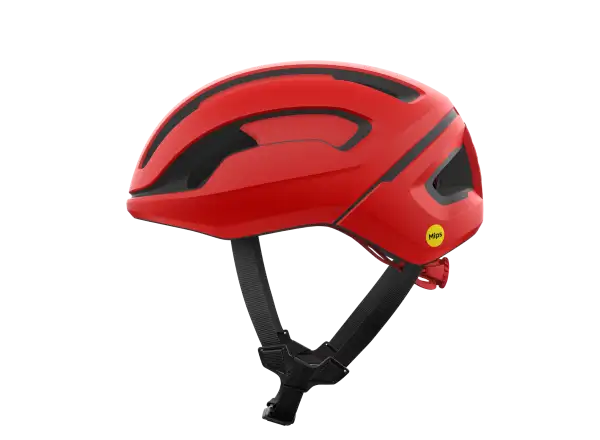 POC Omne Air MIPS silniční přilba Prismane Red Matt