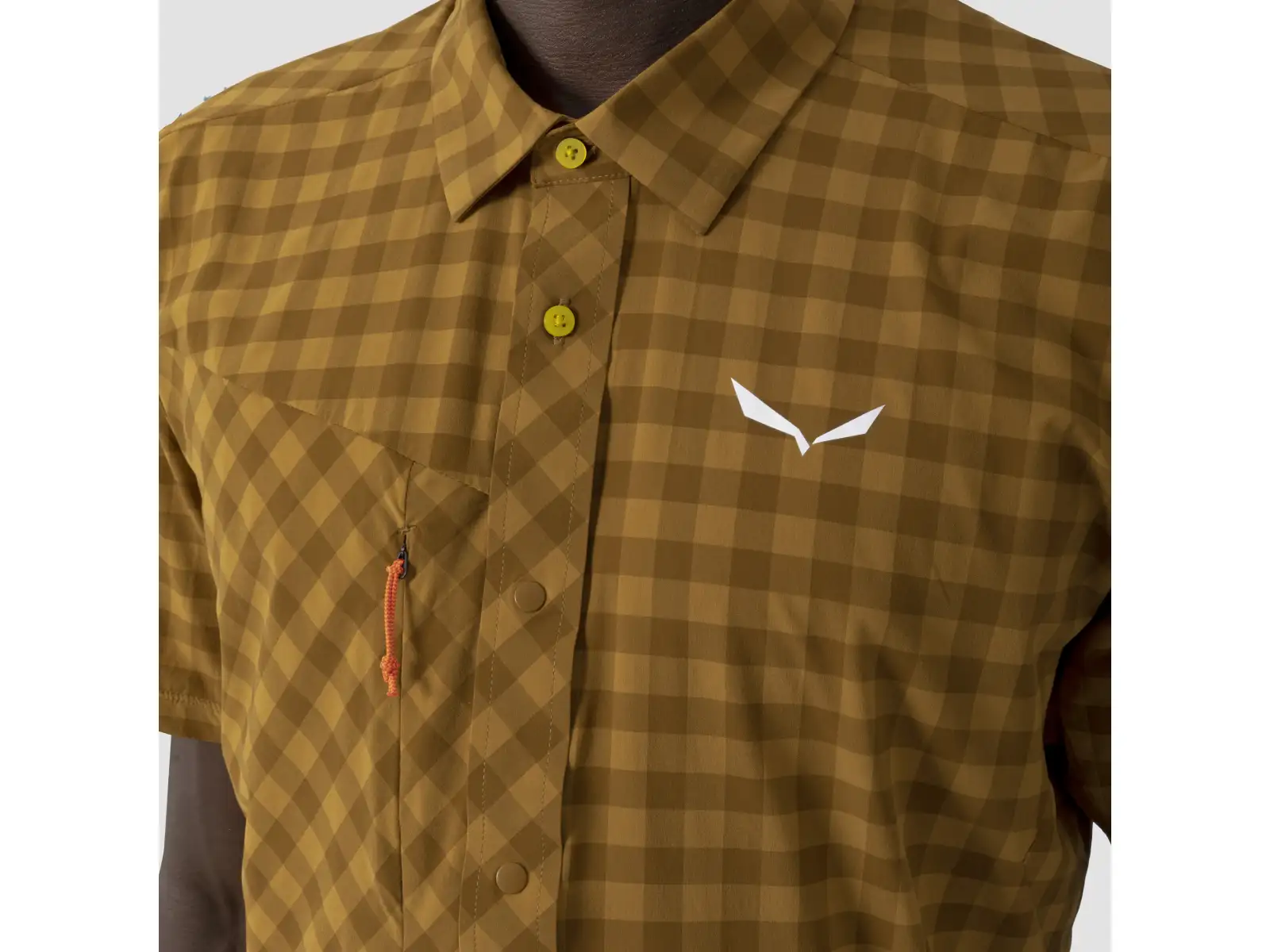 Salewa Puez Dry pánská košile Bombay Brown