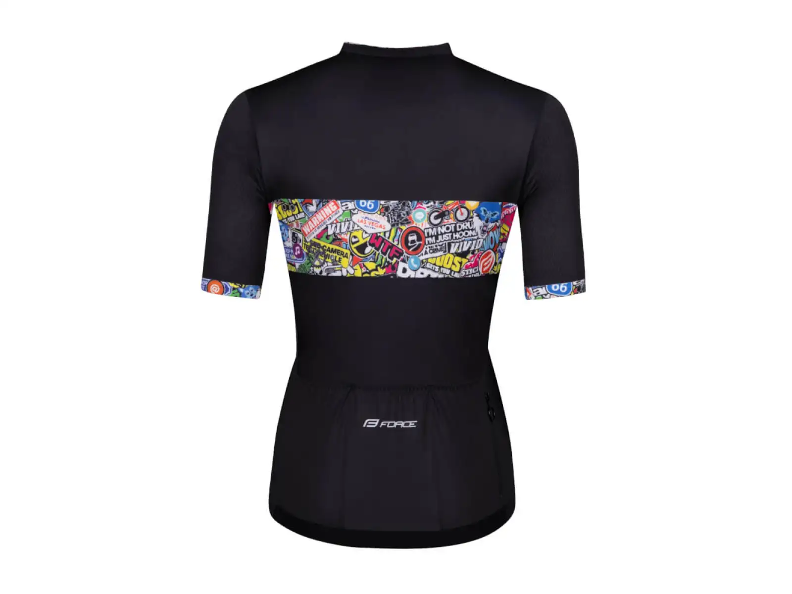Force Vivid Lady dámský dres krátký rukáv černá