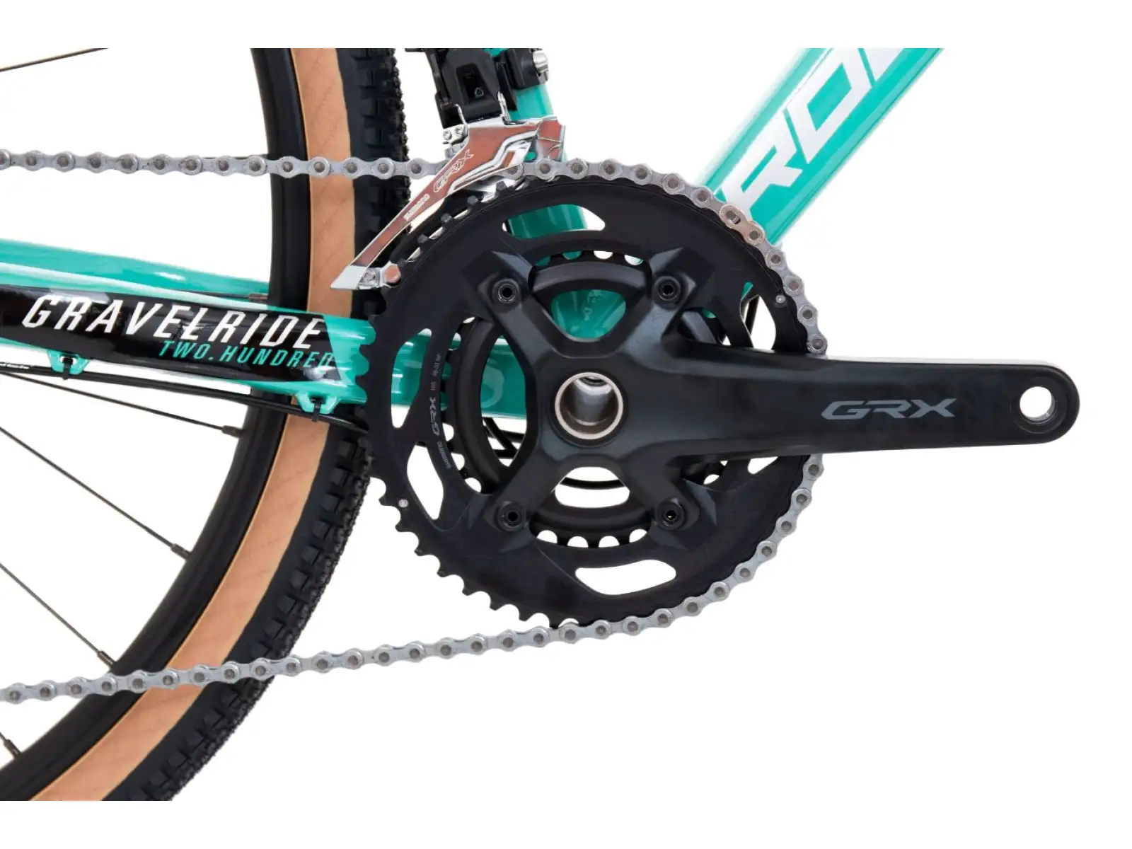 Rock Machine GravelRide 500 gloss light slate/black/silver gravel kolo