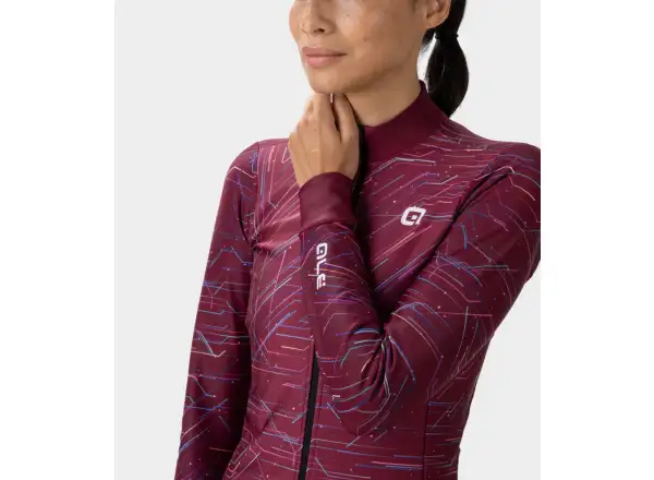 Alé Byte PR-E dámský dres dlouhý rukáv Bordeaux