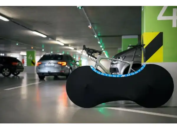 Montone bike mKayak 2.0 obal na kolo pro vnitřní použití modrá/bílá
