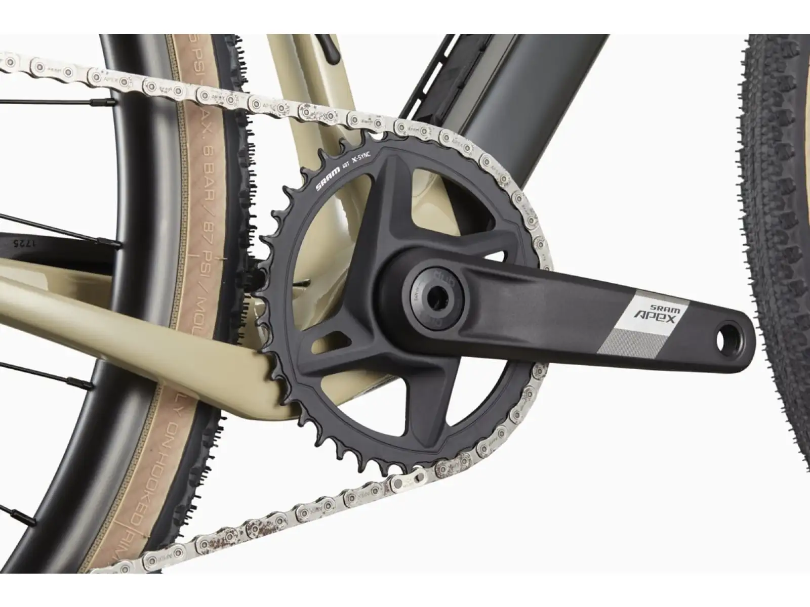 Cannondale Topstone Carbon Apex 1 gravel kolo Quicksand