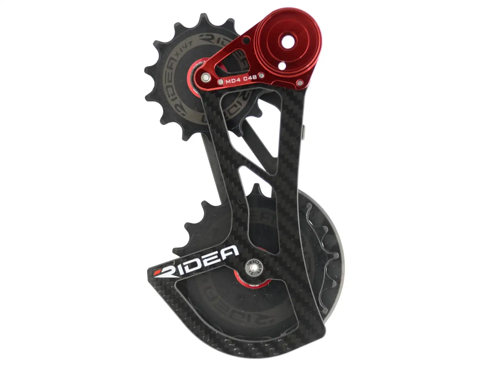 Ridea Oversize M3 Carbon 11 sp. vodítko 14/18 zubů černá