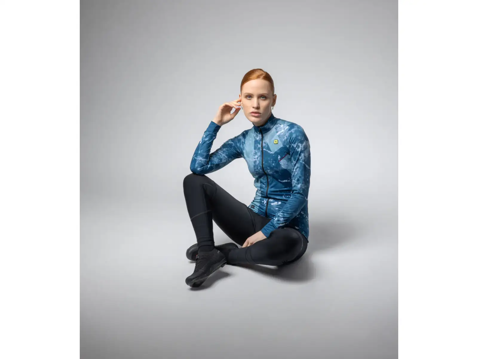 Alé PR-E Icy dámský dres dlouhý rukáv Blue