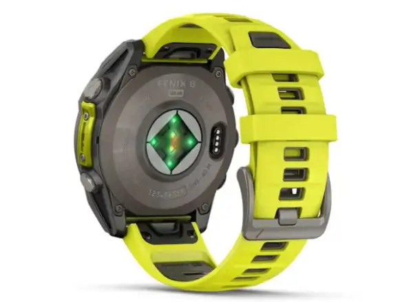 Garmin fenix 8 - 51 mm Solar Sapphire chytré hodinky Titanium Yellow/Graphite
