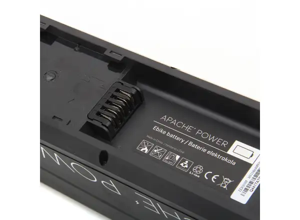 Baterie Apache Power R7 rámová Li-Ion 36V 16 Ah/576 Wh konektor nože