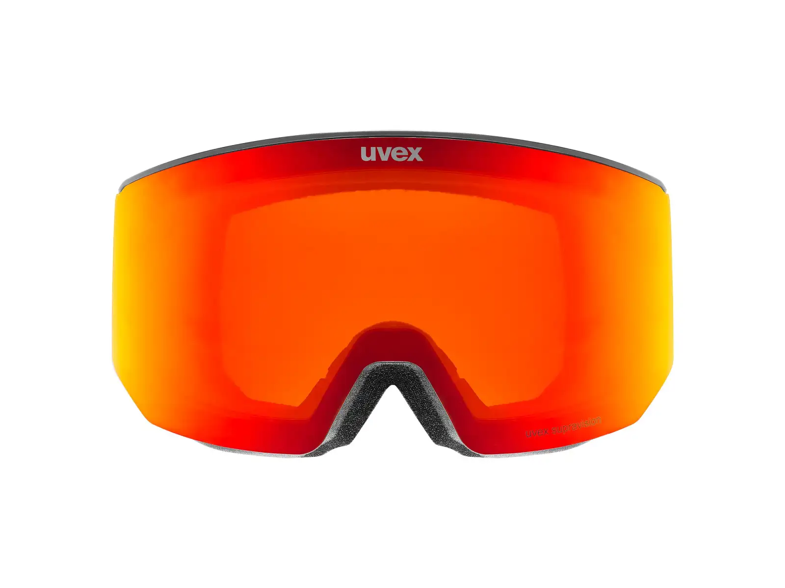Uvex Lace Attract FM lyžařské brýle black matt/red - orange