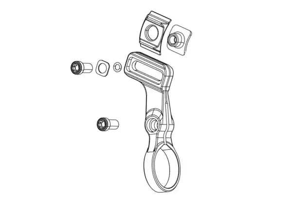 Sram POD AXS Bridge Clamp objímka elektronického řazení Matchmaker pravé