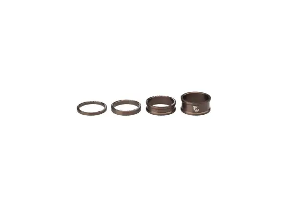 Wolf Tooth sada podložek 3,5,10,15 mm pro představec 1 1/8" espresso