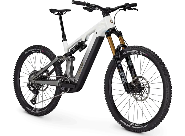 Focus SAM2 6.9 600 Wh celoodpružené elektrokolo White/Steelgrey