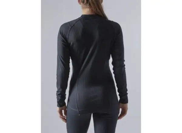 Craft Core Dry Baselayer dámský set triko dlouhý rukáv+kalhoty černá