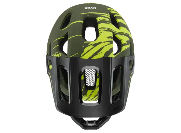 Uvex React JR Fullface MTB přilba Dark olive matt
