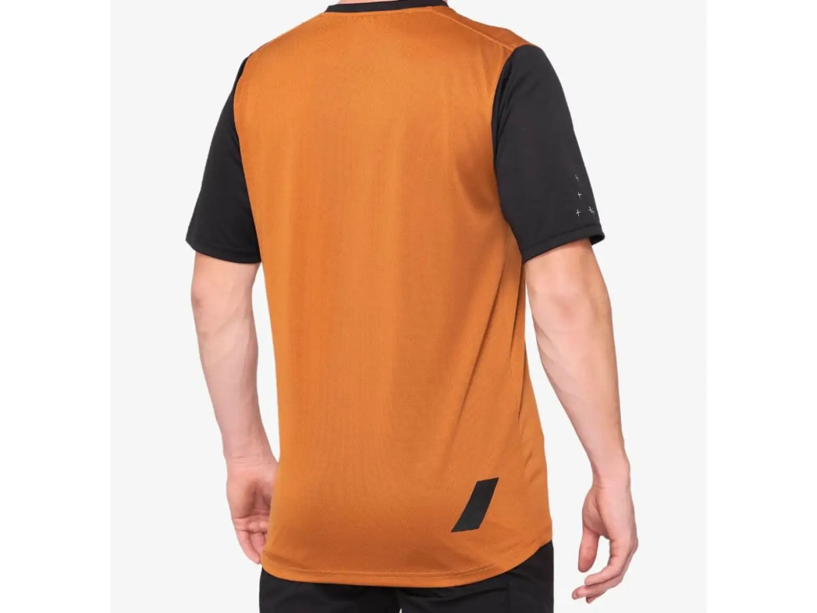 100% Ridecamp pánský dres krátký rukáv Terracotta/Black