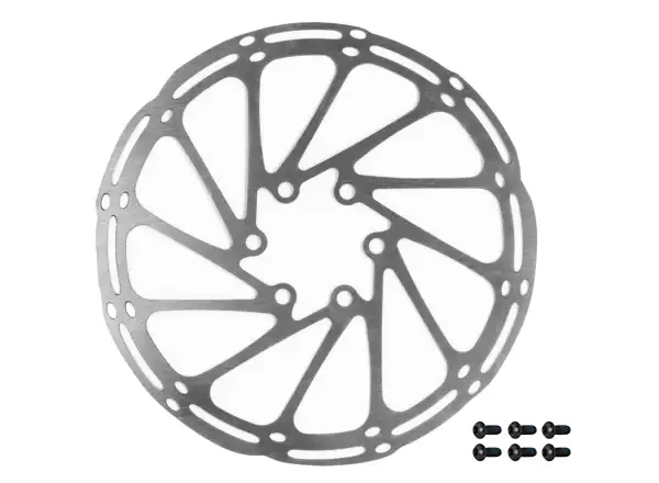 Force-8 brzdový kotouč 160 mm stříbrný