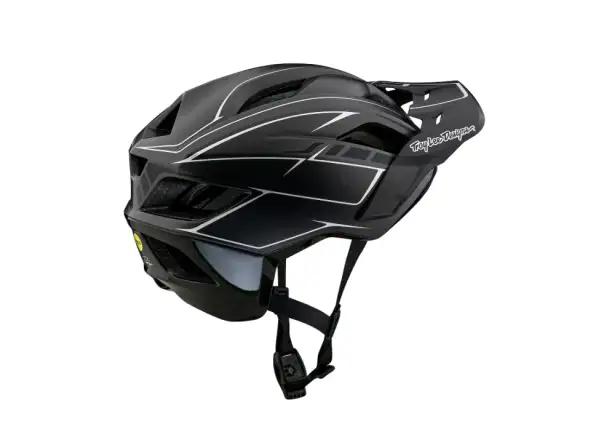 Troy Lee Designs Flowline SE MIPS přilba Pinstripe Charcoal/Black