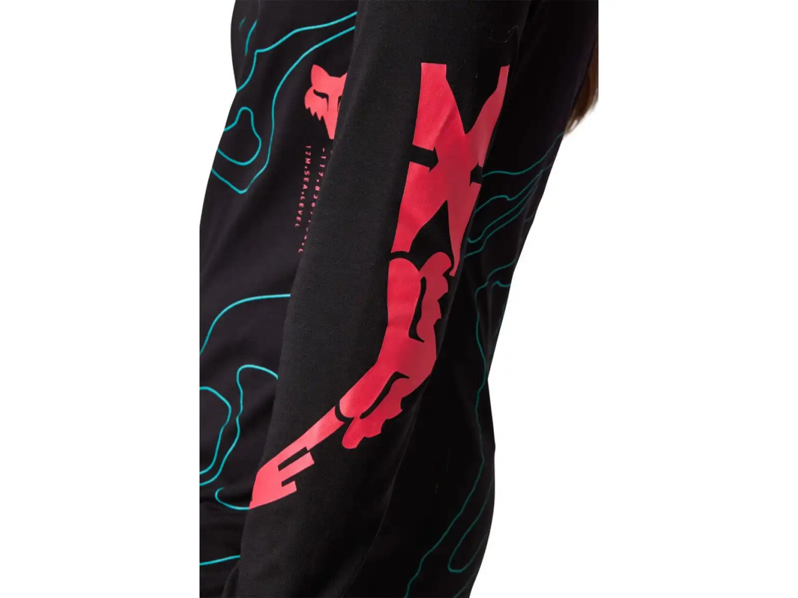 Fox W Ranger Mid Ls Lunar dámský dres dlouhý rukáv Black