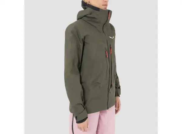 Salewa Sella 3L Powertex dámská bunda Dark Olive