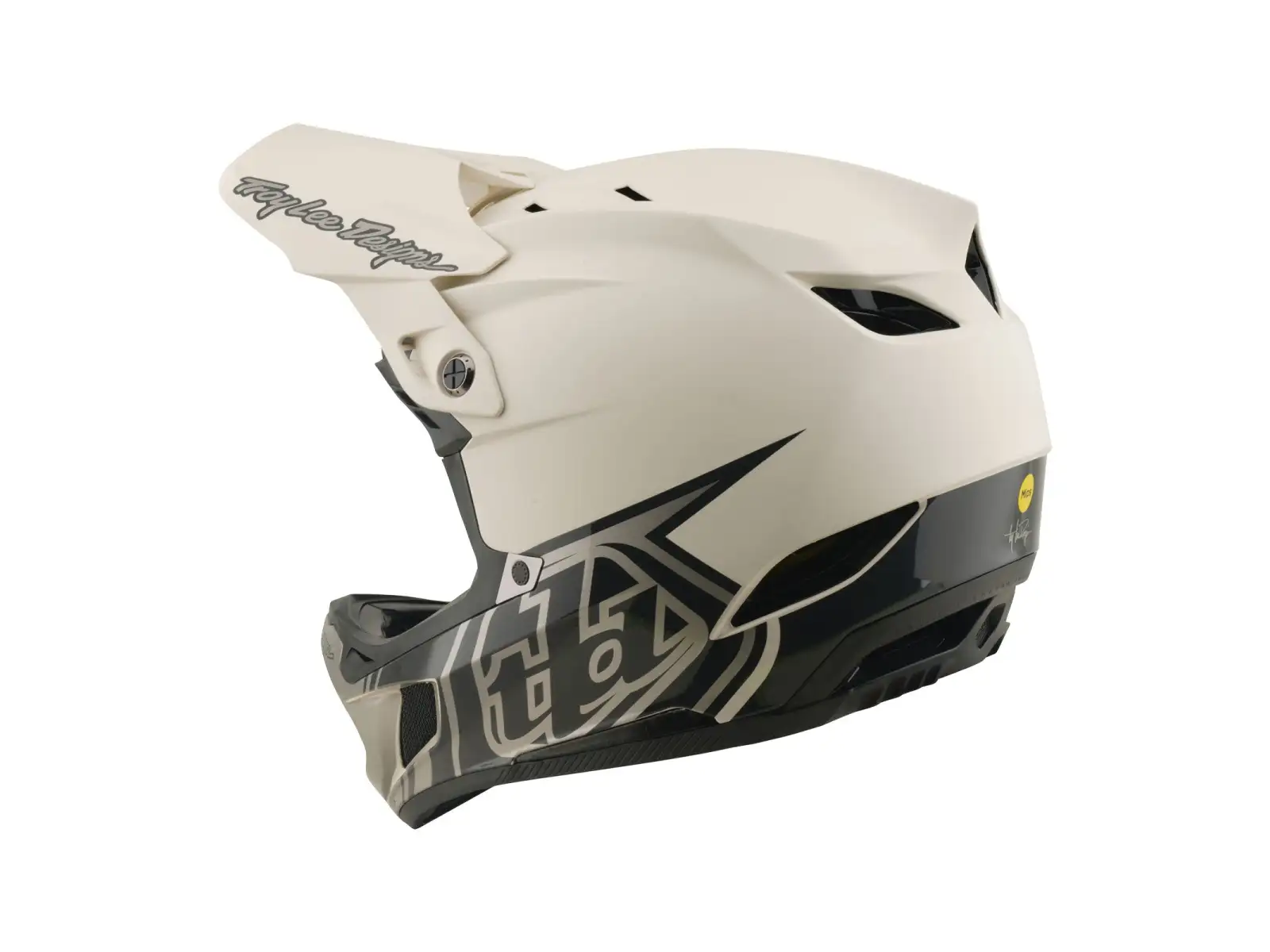 Troy Lee Designs D4 Composite MIPS přilba Stealth Pumice