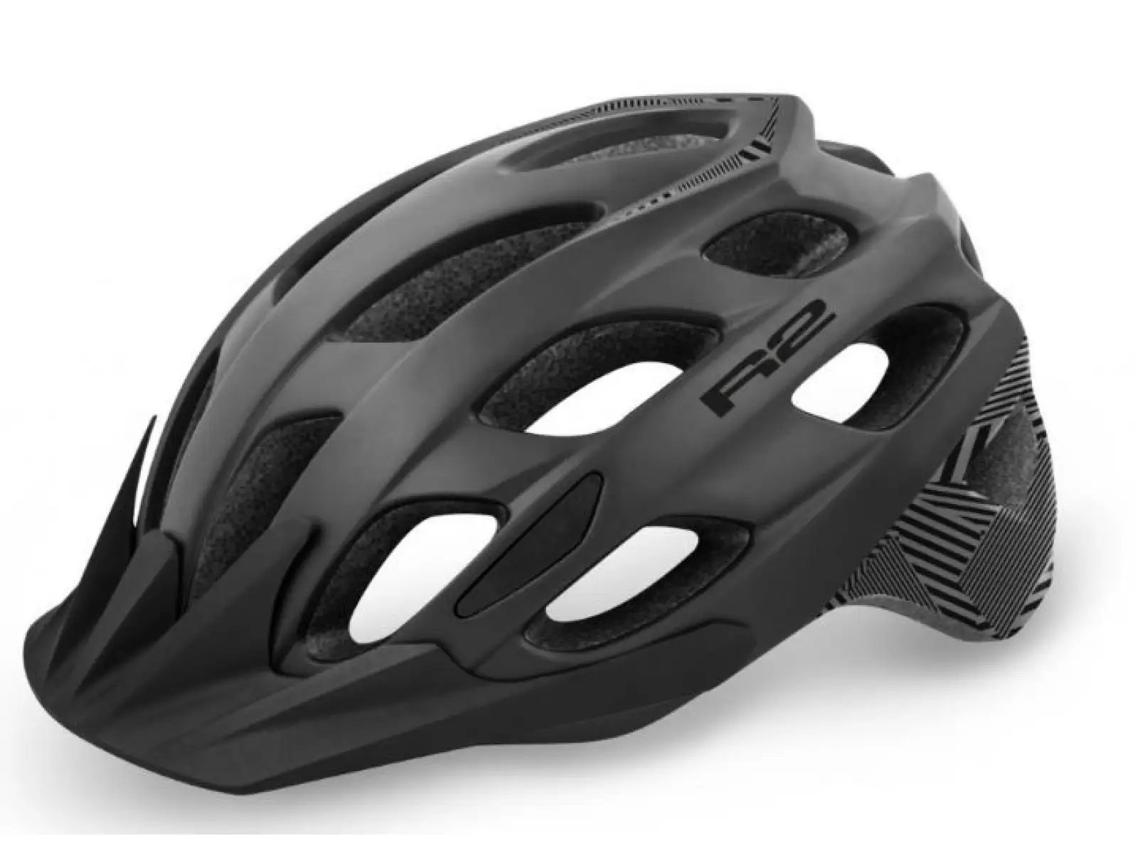 R2 Cliff cyklistická přilba černá/matná