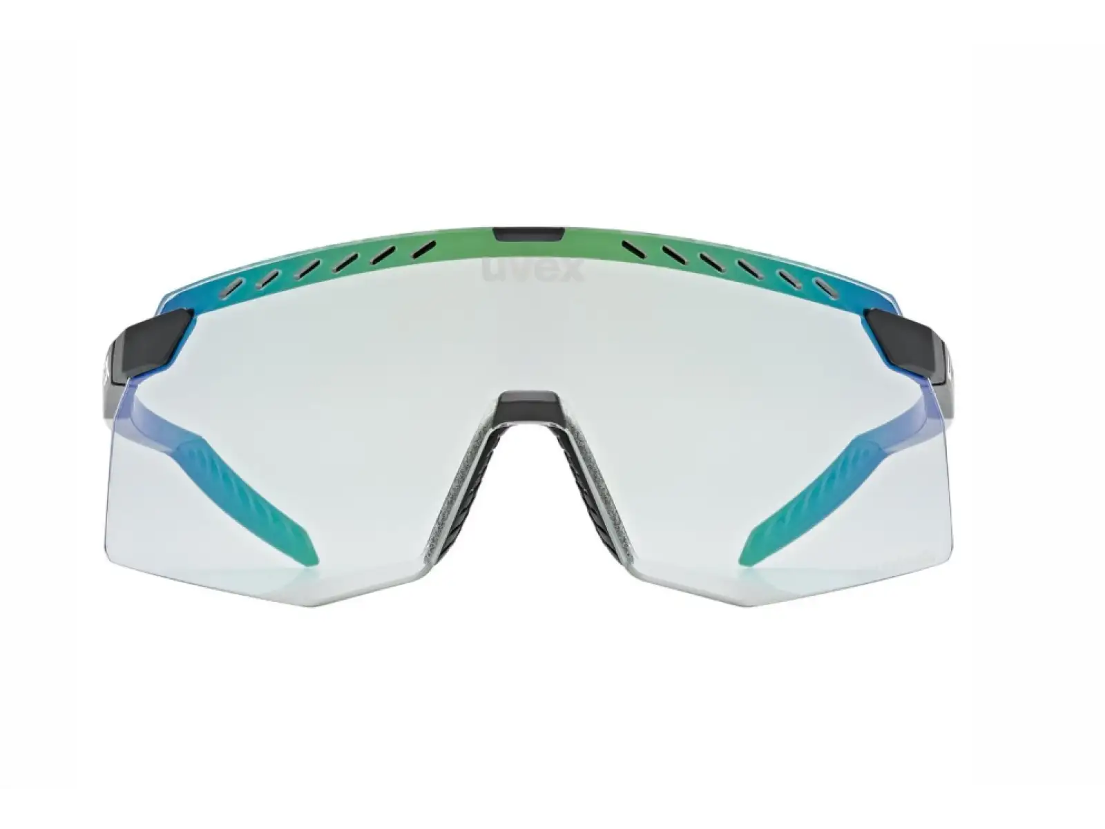 Uvex Pace Stage Variomatic brýle Black Matt/Mirror Green