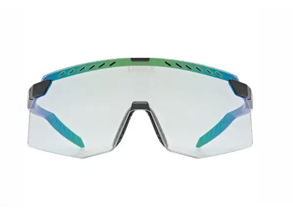Uvex Pace Stage Variomatic brýle Black Matt/Mirror Green