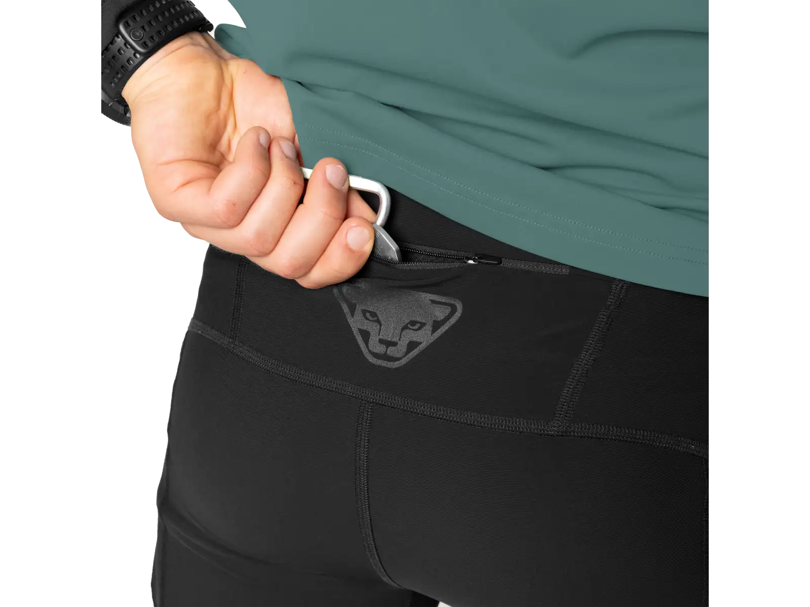 Dynafit Alpine 3/4 pánské běžecké kalhoty Black Out