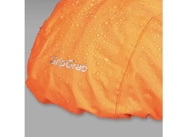 Grip Grab Waterproof pláštěnka na helmu Orange Hi-Vis