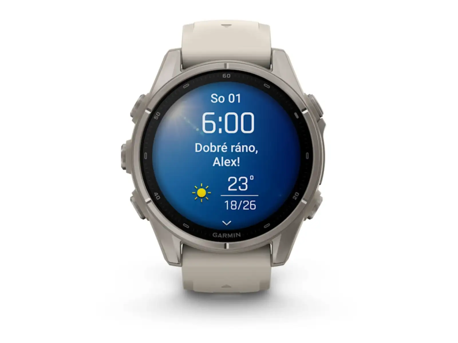 Garmin fenix 9–43 mm chytré hodinky Titanium Fog Gray