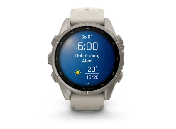 Garmin fenix 9–43 mm chytré hodinky Titanium Fog Gray