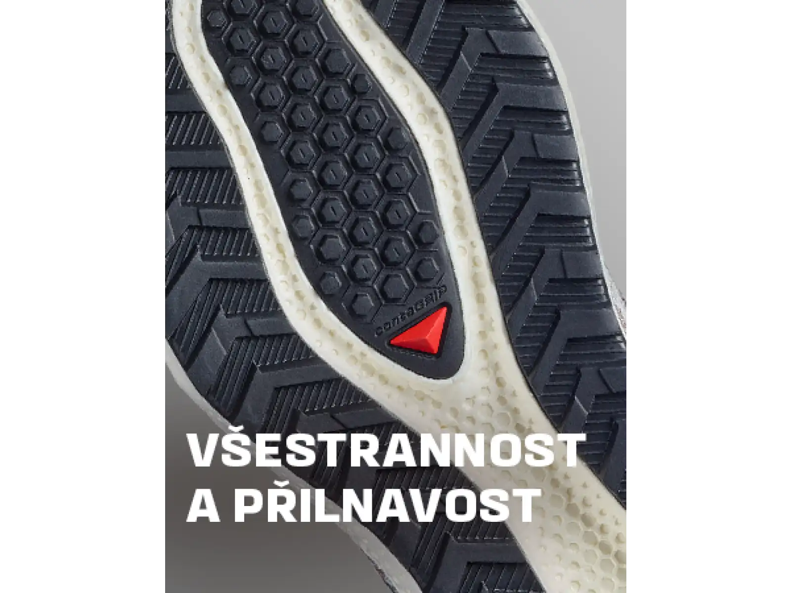 Salomon Aero Glide 4 GRVL pánská běžecká obuv Vanila/Black/Iron