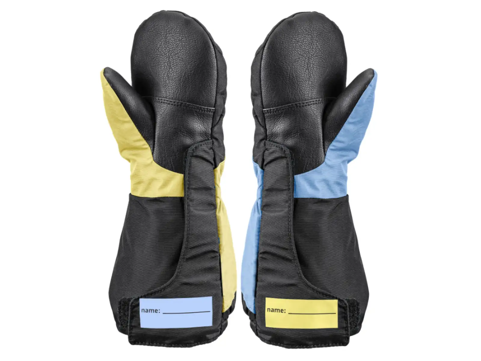 Leki Little Swtch Zero Mitt Long dětské palčáky Black/Light Blue/Light Yellow