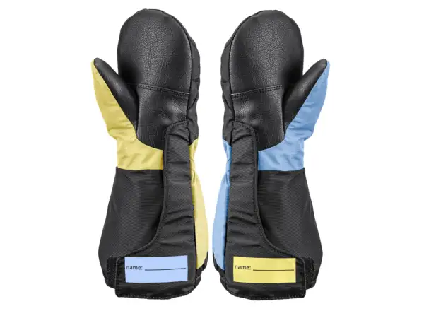 Leki Little Swtch Zero Mitt Long dětské palčáky Black/Light Blue/Light Yellow