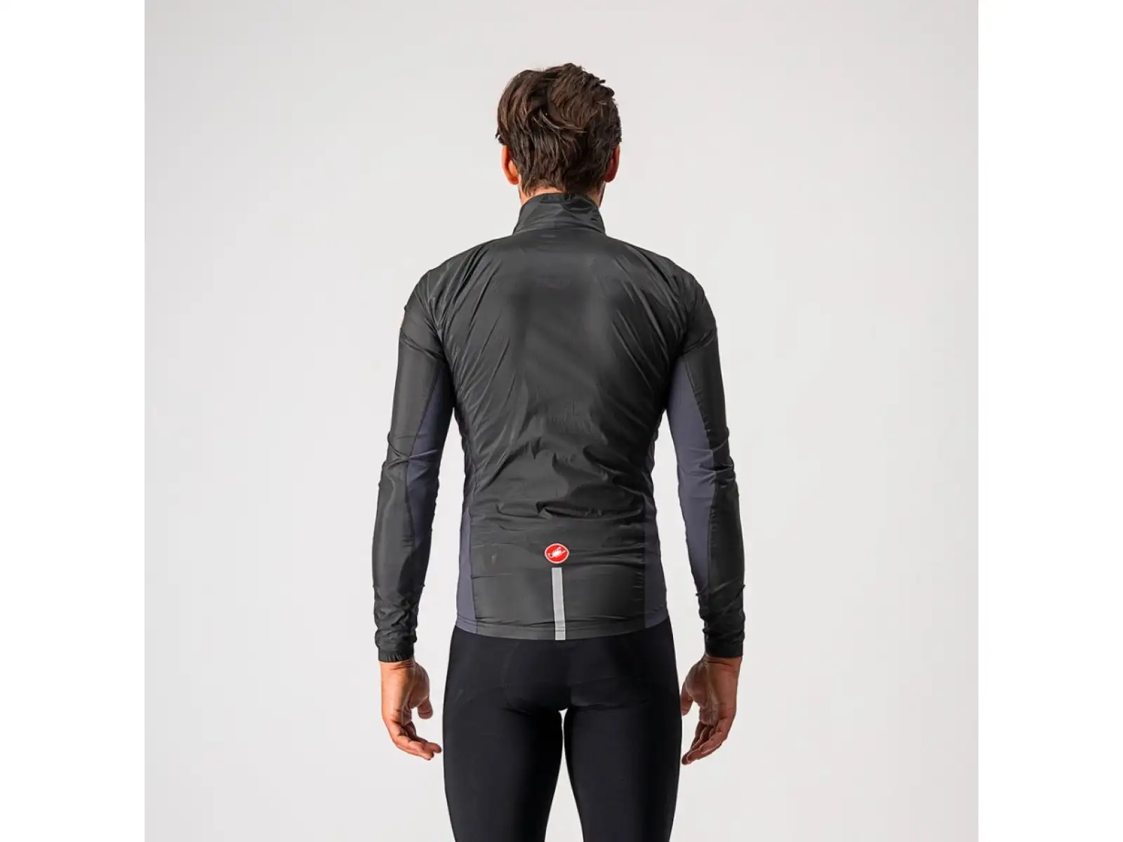 Castelli Squadra Stretch pánská bunda light black/dark gray