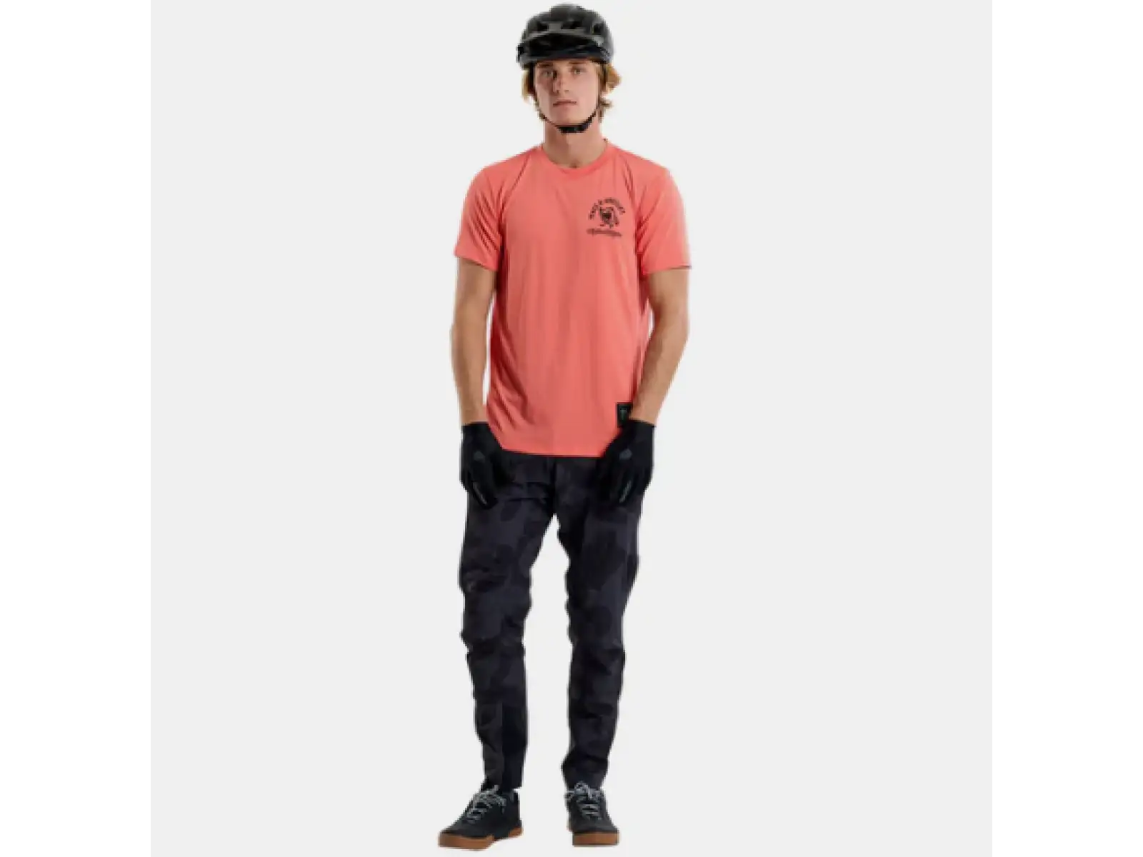 Troy Lee Designs Skyline Ride Tee pánský dres krátký rukáv P&W Melon